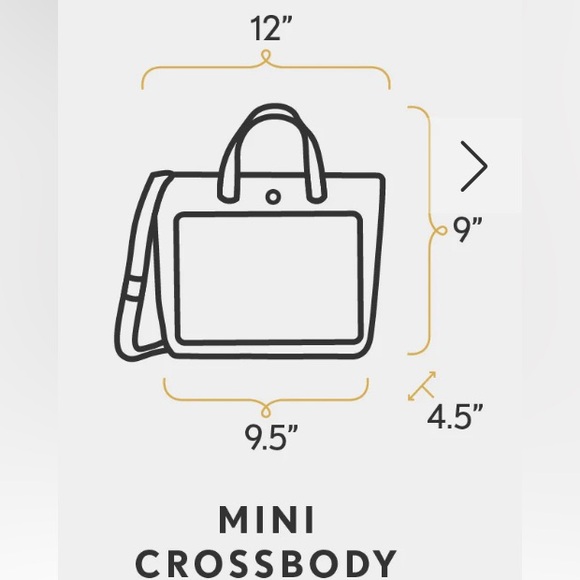 Portland Leather Mini Crossbody CB tote  with snap Honey or chestnut? - Picture 4 of 4